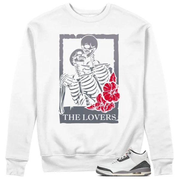 The Lovers Sweatshirt to Match Jordan 3 Cement Grey