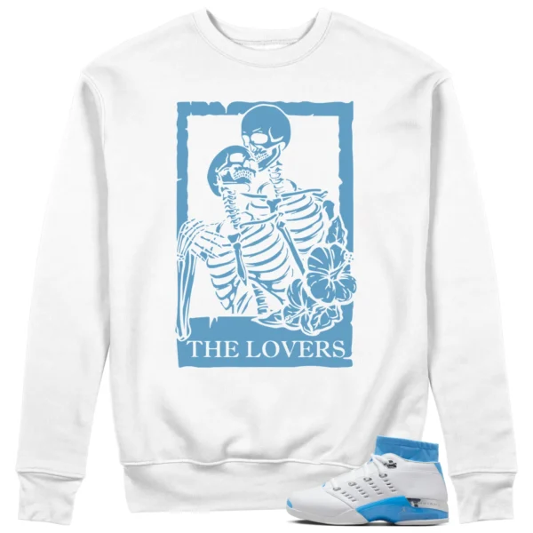 The Lovers Sweatshirt to Match Jordan 17 Low UNC 2024