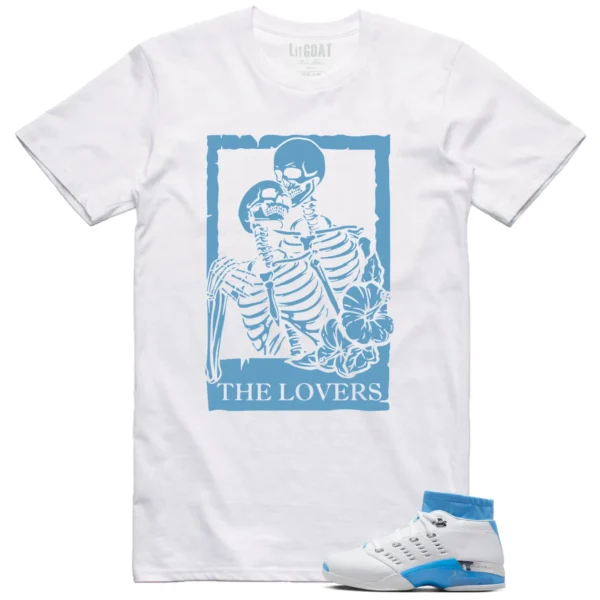 Jordan 17 Low UNC 2024 Matching T-shirt The Lovers