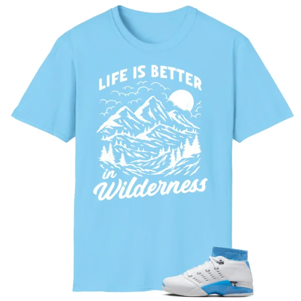 Air Jordan 17 Low UNC 2024 Matching T-shirt Wilderness