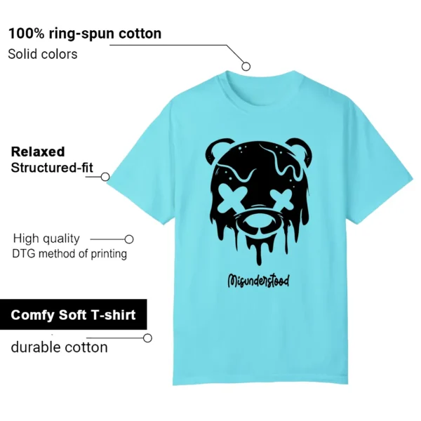 AIR JORDAN 12 GAMMA BLUE Matching T-shirt Drippy Bear-Features