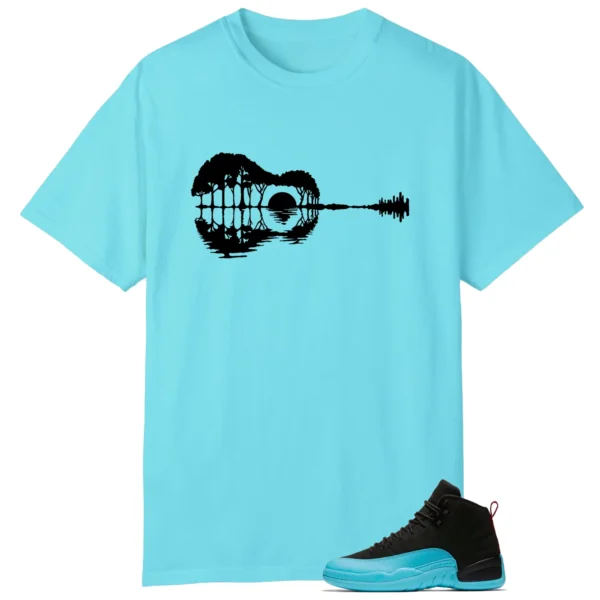 Guitar Shirt for AIR JORDAN 12 GAMMA BLUE Sneaker