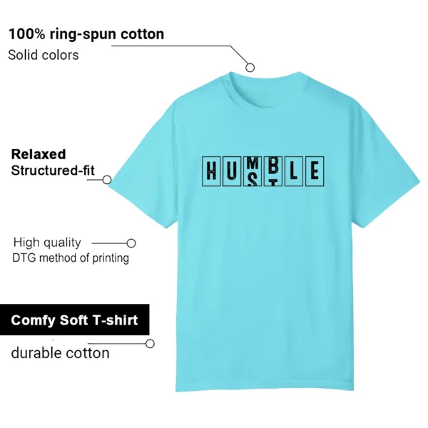 AIR JORDAN 12 GAMMA BLUE Matching T-shirt Hustle Humble-Features