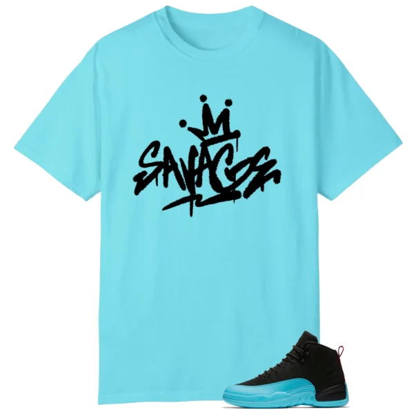 Savage Style Shirt for AIR JORDAN 12 GAMMA BLUE Lovers