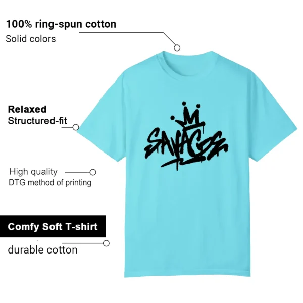 AIR JORDAN 12 GAMMA BLUE Matching T-shirt Savage-Features