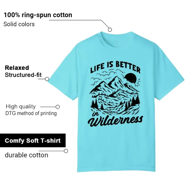 AIR JORDAN 12 GAMMA BLUE Matching T-shirt Wilderness-Features