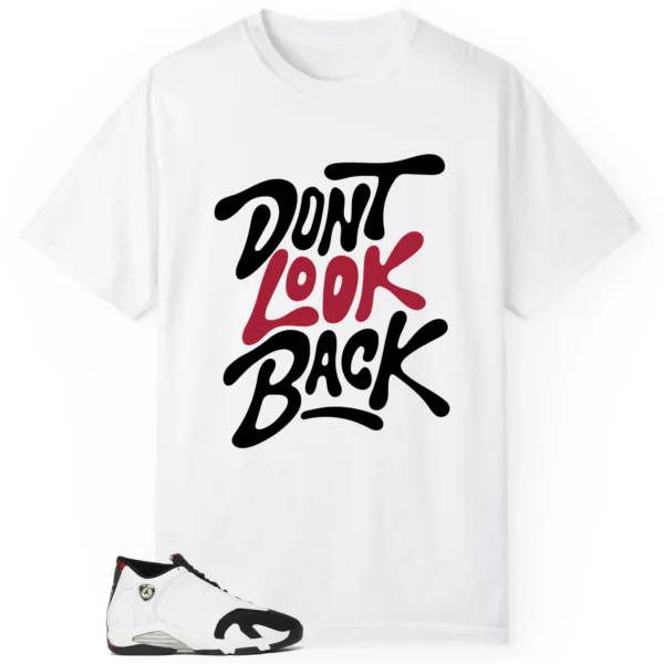 Air Jordan 14 Black Toe 2024 Style: Don't Look Back Shirt