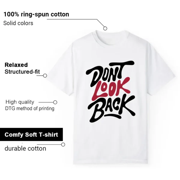 Air Jordan 14 Black Toe 2024 Style: Don't Look Back Shirt Features