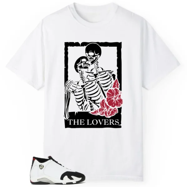 Lovers Tee for Air Jordan 14 Black Toe 2024 Sneakers