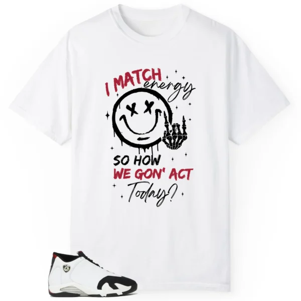 Air Jordan 14 Black Toe 2024 Matching Tee Shirt - Match Energy