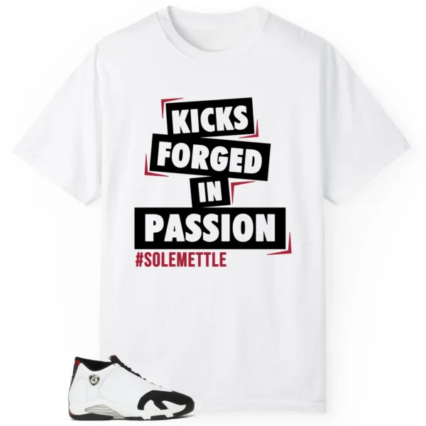 Passion Kicks Tee - Perfect Match for Air Jordan 14 Black Toe 2024