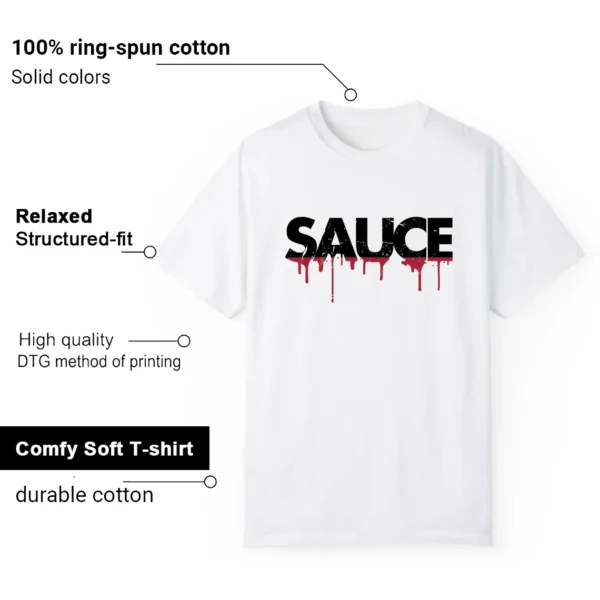 Sauce Tee to Match Your Air Jordan 14 Black Toe 2024 Features