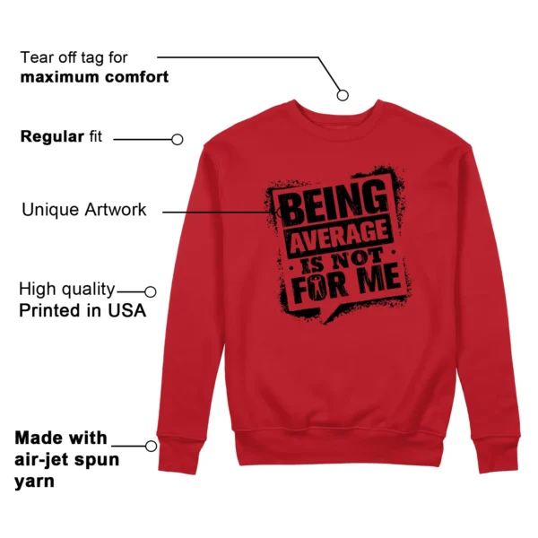 Average Not Me Sweatshirt Matches adidas Anthony Edwards 1 Pure Ruby Sneaker Features