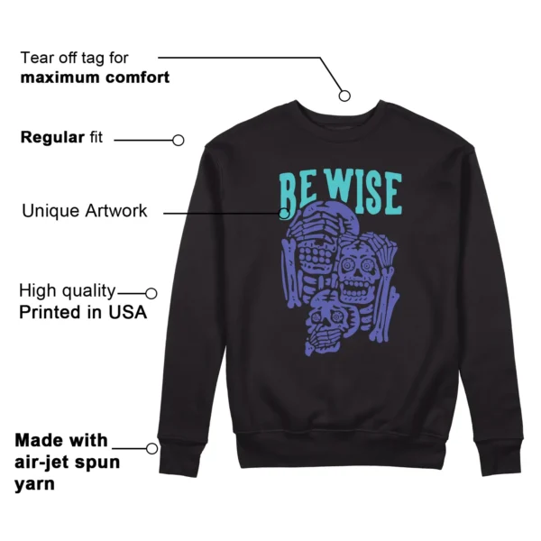 Nike Air Max 90 Drift Persian Violet 'Be Wise' Matching Sweatshirt Features