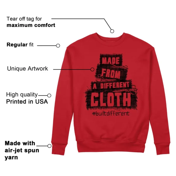 Built Different Sweatshirt for adidas Anthony Edwards 1 Pure Ruby Features