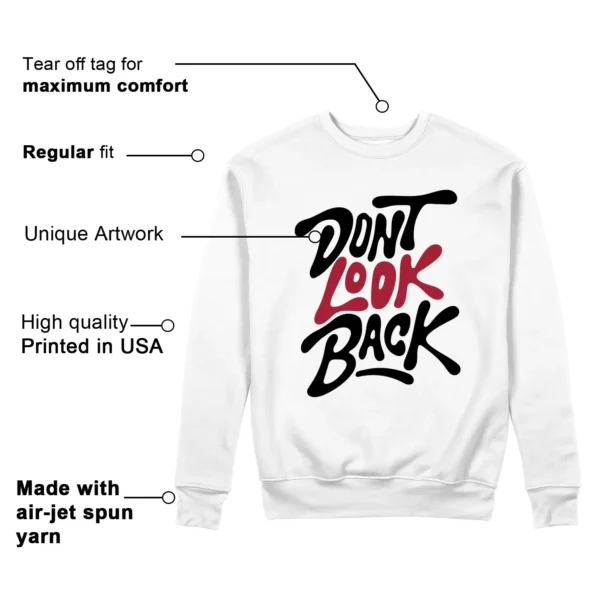 Air Jordan 14 Black Toe 2024 Style: Don't Look Back Sweatshirt Features