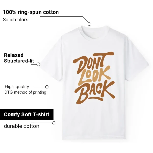 Ginger Wheat 4s Style: Don't Look Back Shirt Features