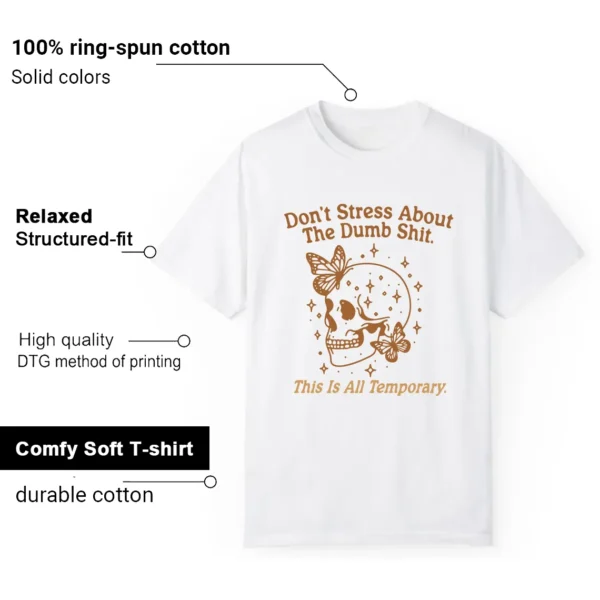 Style Ginger Wheat 4s With This Don't Stress TShirt Features