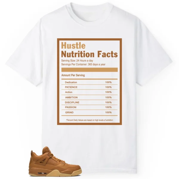 Hustle Facts: Motivational Graphic for Ginger Wheat 4s