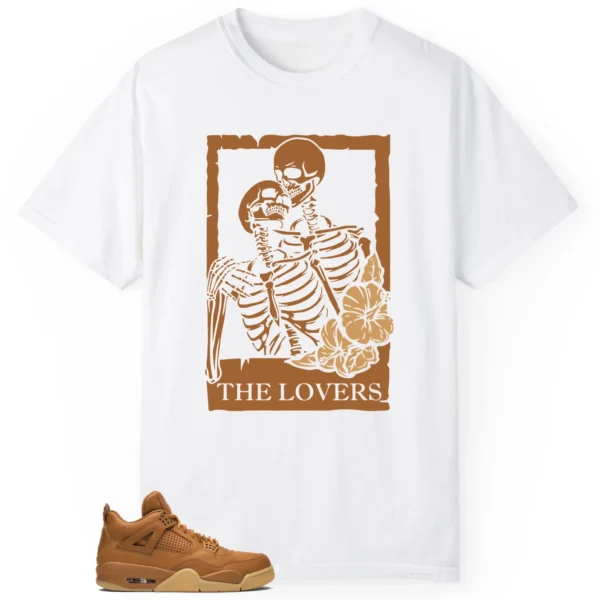 Lovers Tee for Ginger Wheat 4s Sneakers