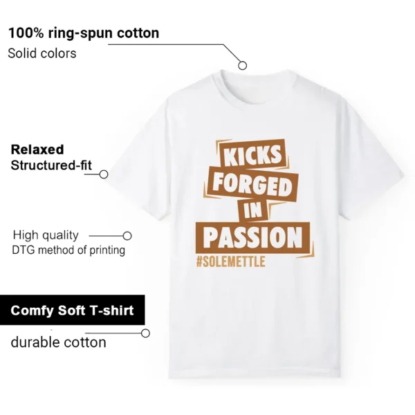 Passion Kicks Tee - Perfect Match for Ginger Wheat 4s Features