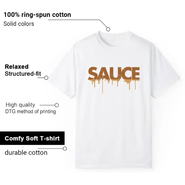 Sauce Tee to Match Your Ginger Wheat 4s Features