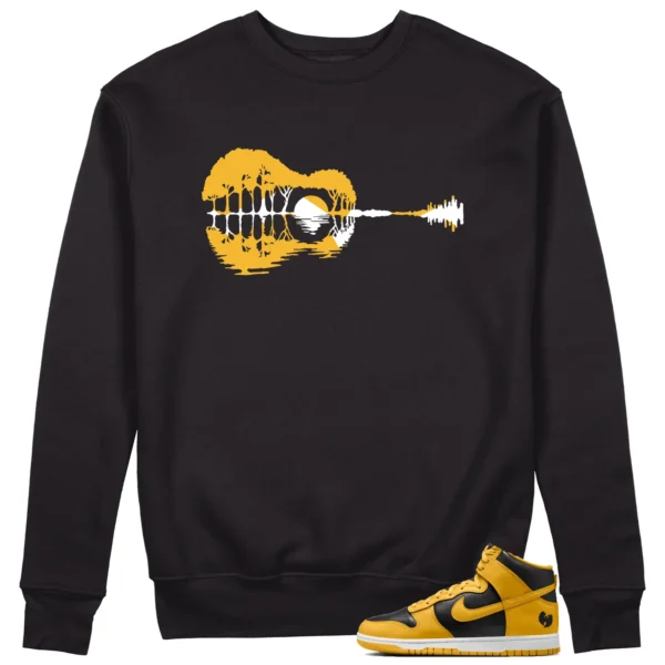 Guitar Sweatshirt for Nike Dunk High x Wu-Tang Clan Sneaker