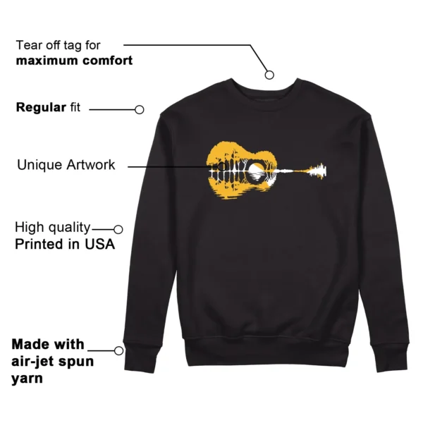 Guitar Sweatshirt for Nike Dunk High x Wu-Tang Clan Sneaker Features