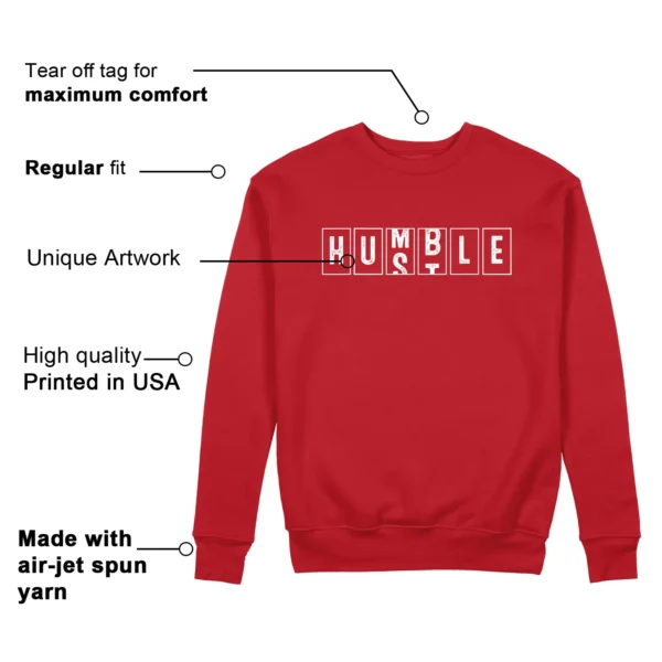 Nike Kobe 8 Protro University Red - Hustle Humble Sweatshirt Features