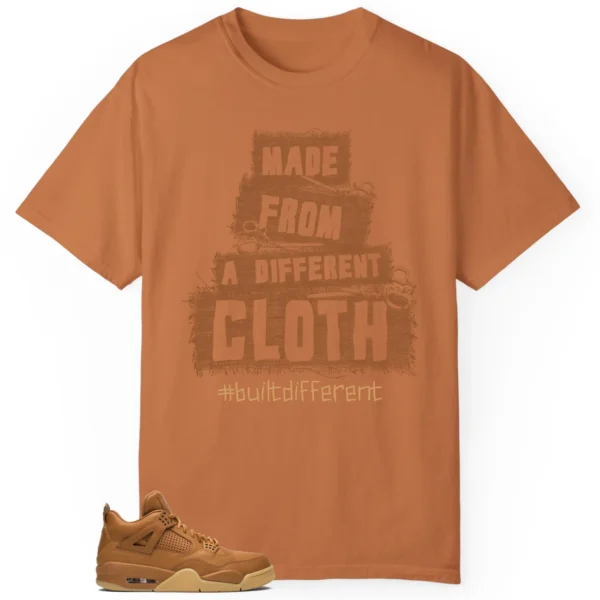 Built Different Tee for Jordan 4 Retro Ginger Wheat