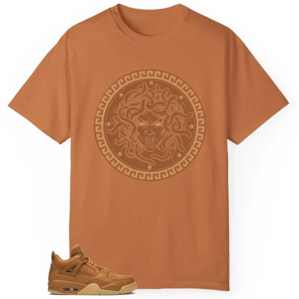 Medusa Tee for Jordan 4 Retro Ginger Wheat Kicks