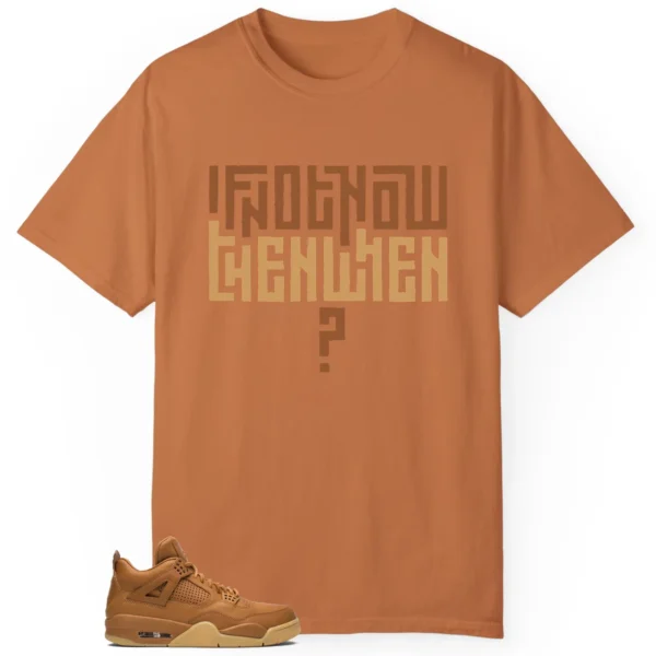 Jordan 4 Retro Ginger Wheat Style T-shirt Motivational Graphic