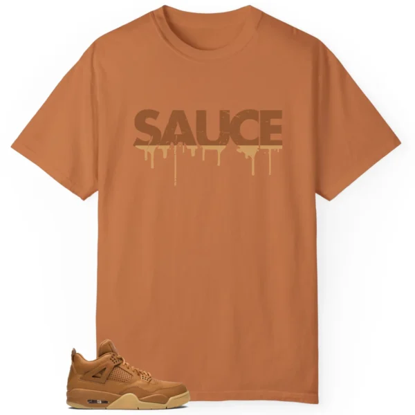 Sauce Tee to Match Your Jordan 4 Retro Ginger Wheat