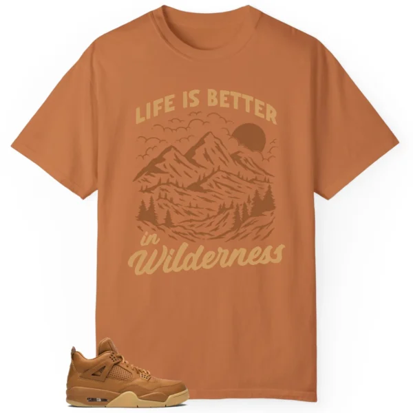 Wilderness Tee - Perfect with Jordan 4 Retro Ginger Wheat