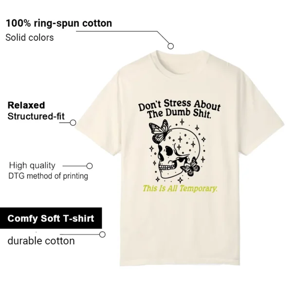 Style Jordan Jumpman x Travis Scott Bright Cactus With This Don't Stress TShirt Features