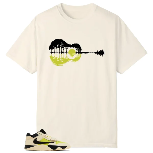 Guitar Shirt for Jordan Jumpman x Travis Scott Bright Cactus Sneaker