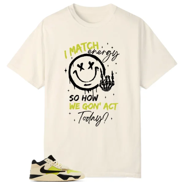 Jordan Jumpman x Travis Scott Bright Cactus Matching Tee Shirt - Match Energy