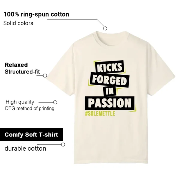 Passion Kicks Tee - Perfect Match for Jordan Jumpman x Travis Scott Bright Cactus Features