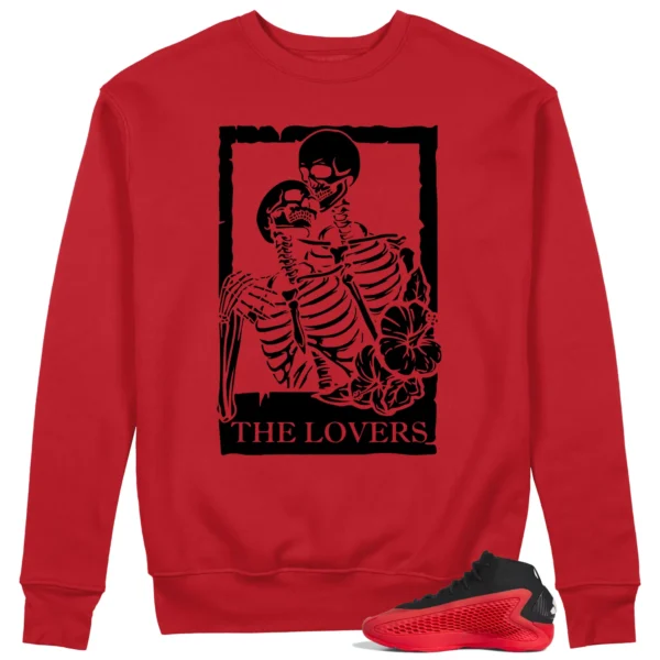 Lovers Sweat for adidas Anthony Edwards 1 Pure Ruby Sneakers