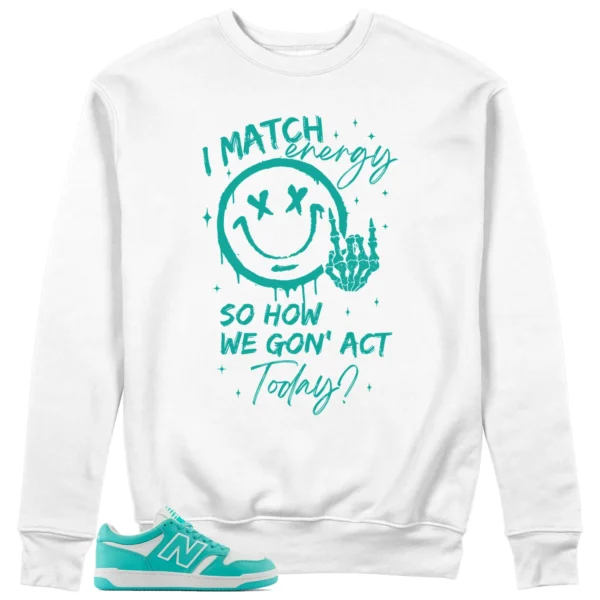 New Balance 480 Airyteal Matching Sweatshirt - Match Energy