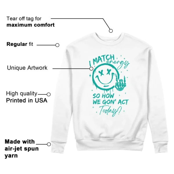 New Balance 480 Airyteal Matching Sweatshirt - Match Energy Features