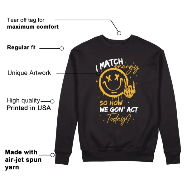 Nike Dunk High x Wu-Tang Clan Matching Sweatshirt - Match Energy Features