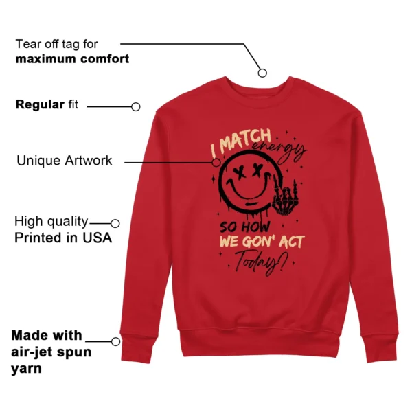 Nike Ja 2 Nightmare Matching Sweatshirt - Match Energy Features