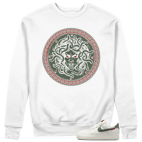 Medusa Sweatshirt for Nike Air Force 1 Low Year Of The Snake Kicks