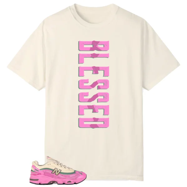 Blessed Tee | New Balance 1000 Tan Pink Matchshirt