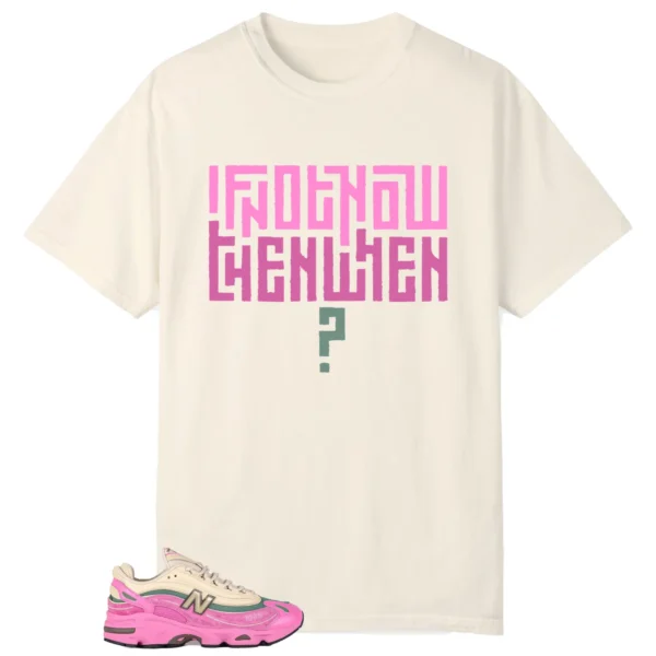 New Balance 1000 Tan Pink Style T-shirt Motivational Graphic