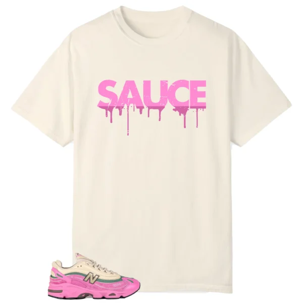 Sauce Tee to Match Your New Balance 1000 Tan Pink