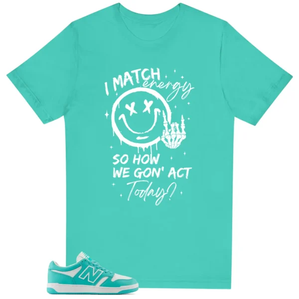 New Balance 480 Airyteal Matching Tee Shirt - Match Energy