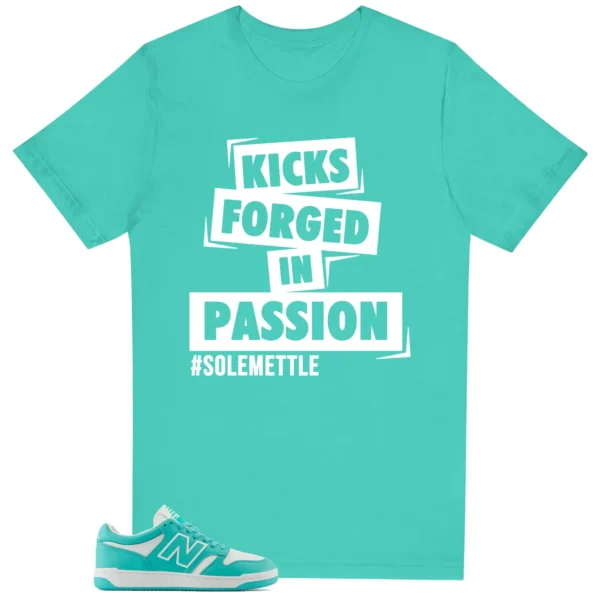 Passion Kicks Tee - Perfect Match for New Balance 480 Airyteal