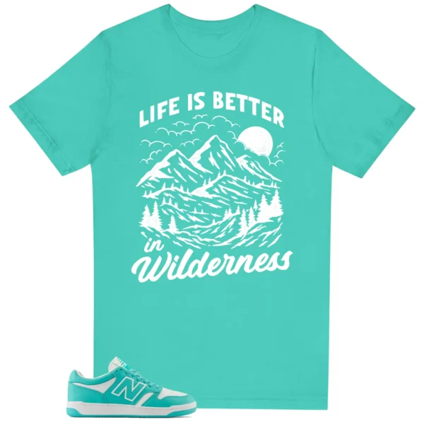 Wilderness Tee - Perfect with New Balance 480 Airyteal